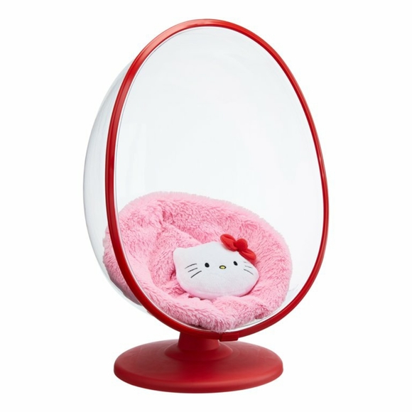 MY LIFE HELLO KITTY EGG CHAIR FITS 18" DOLL.  NEW - Picture 3 of 9